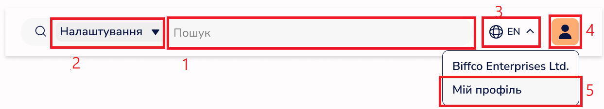 Вибір шаблону CRM